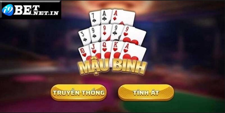 Các lá bài thông dụng trong game mậu binh trực tuyến